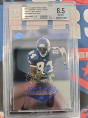 1999 Collectors Edge Millen Collection First Place Blue #85 Randy Moss BGS 8.5