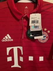 Bayern Munich 2016/2017 Home UCL Jersey Adizero Size M #LEWANDOWSKI