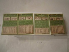 LOT OF 17 (1967) BASEBALL CARDS – CESAR TOVAR – JIM BREWER AND MORE – OFC-E