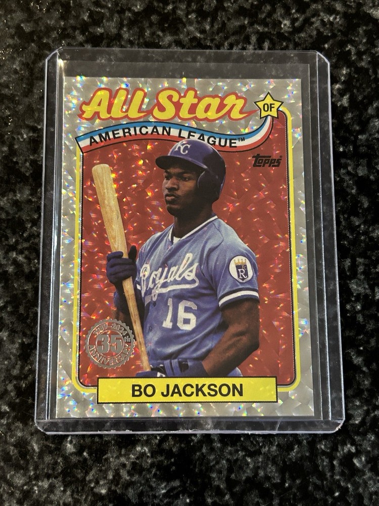 Topps Bo Jackson 2024 #89ASB-36 Silver Crackle Foil Insert Royals D2