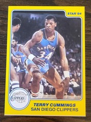 1983-1984 Star Basketball All-Rookie Terry Cummings #1 San Diego Clippers NBA NM