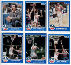 1986 Star Company 14-cd New Jersey Nets Lifebuoy Basketball Set Buck Williams