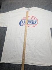 Los Angeles Clippers Shirt Mens XL White NBA Basketball Gildan Graphic Tee