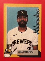 2024 MILWAUKEE BREWERS JOEL PAYAMPS Regional Police Safety Baseball Card RARE