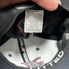 Louisville Cardinals Top of the World 86 Fitted Hat L XL Navy Gray Brim