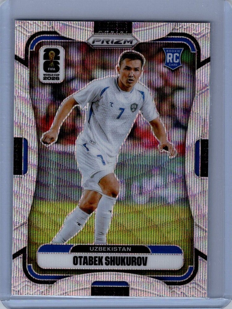 2026 Panini Prizm FIFA World Cup #451 Otabek Shukurov Wave Prizms