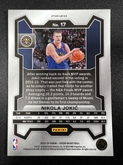 2023-24 Panini Prizm Basketball – Nikola Jokić #17 Silver Prizm
