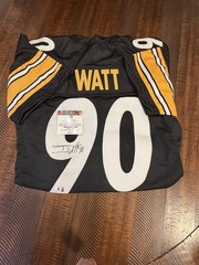 🏈 Autographed T.J. Watt Jersey – Includes COA 🏈