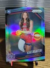 2025 Panini WNBA Prizm Kiki Iriafen RC Variation Silver Rookie #149 Mystics