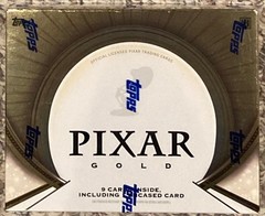 2025 Topps Disney Pixar Gold Hobby Box Factory Sealed 9 Cards 1 Encased Card