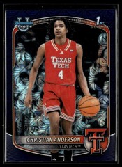 2025-26 Bowman Basketball #BCP-45 Christian Anderson Mojo Refractor Navy /175