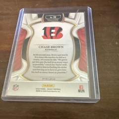 Panini 2023 Select Chase Brown Select Parallel Card #59 Bengals NFL