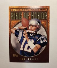 2002 Topps Ring Of Honor Tom Brady #TB36 **SEE PICS**FREE RETURNS