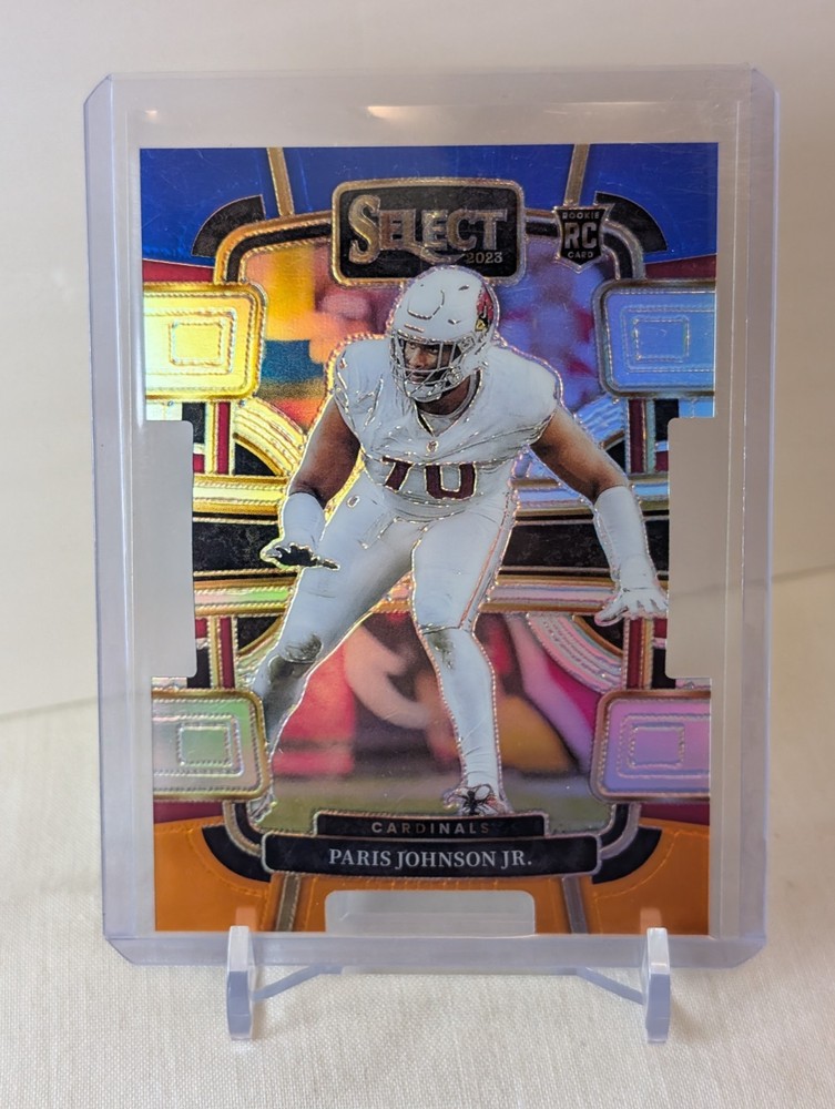 2023 Select – Concourse Paris Johnson Jr. #3 Blue & Orange Prizm Die-Cut/35 (RC)