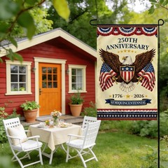 4th of July Decorations – 250th Anniversary 12 x 18 inches, Red and Blue