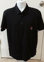Virginia Tech Hokies Uniqlo Polo Black Size Large