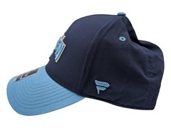 Seattle Kraken Fanatics Branded Fundamental 2-Tone Flex Hat – Deep Sea Blue M/L