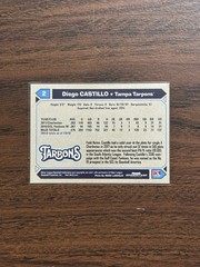 2018 Diego Castillo Grandstand Minor League Rookie Card Tampa Tarpons #2