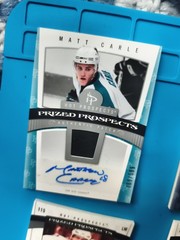 2005-06 Hot Prospects Prized Prospects Auto Jersey Patch RC Lot (6)