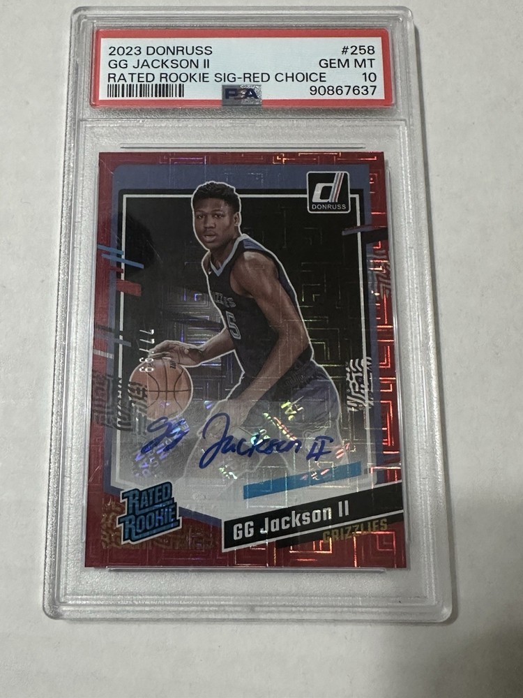 2023 DONRUSS GG Jackson II Rated Rookie Signature Red Choice