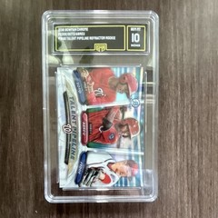 2018 Bowman Chrome Pipeline Refractor Rookie Soto TP-WAS GMA 10