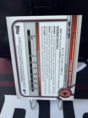 2022 Bowman Draft – Chrome Chase Delauter #BDC-49 Sky Blue Refractor (RC)