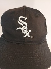 Vintage Chicago White Sox Hat SnapBack MLB Baseball Cap Black Annco