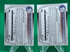 Cade Obermueller 2025 Bowman Draft 1st Chrome Mojo Refractor Lot Phillies