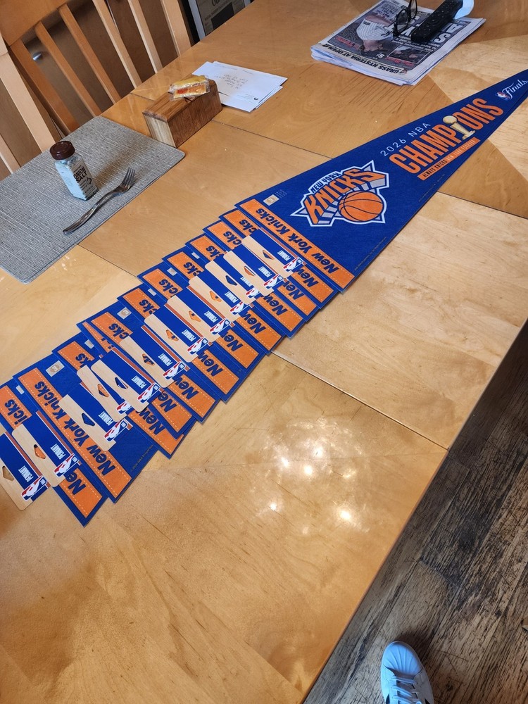 NY Knicks 2026 Eastern Conference Champions Finals Pennant – NBA – MSG