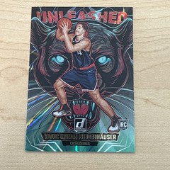 2025-26 Donruss #3 Yanic Konan Niederhauser RC Unleashed Holo Green Laser