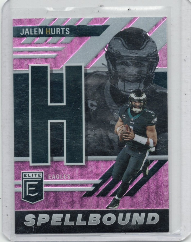 Jalen Hurts Spellbound Pink 2023 Donruss Elite