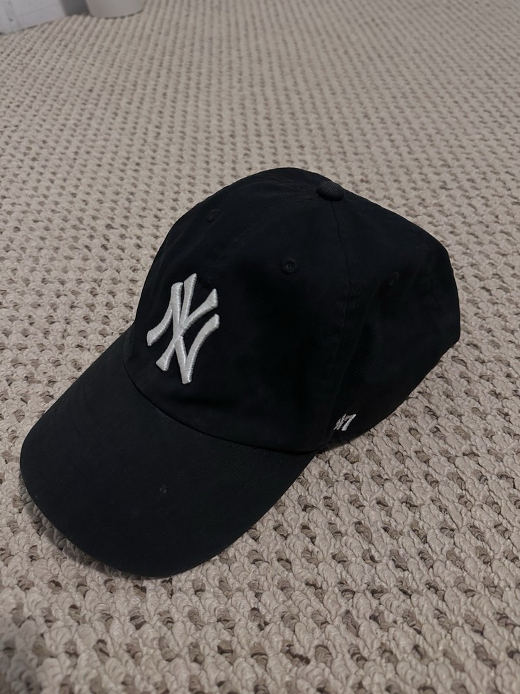 47 Brand New York Yankees Clean Up Hat Black