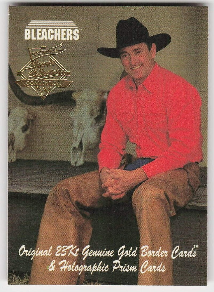 1993 Bleachers Nolan Ryan Promos #NNO Nolan Ryan Western – National Gold Rangers