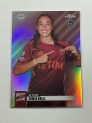 2025-26 Topps Chrome Women&rsquo;s UWCL Inside Look #14 Giulia Galli Rookie