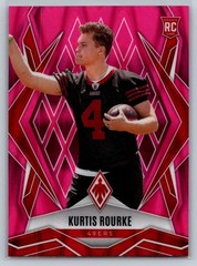 2025 Panini Phoenix Rookies Pink Seismic /75 Kurtis Rourke #199