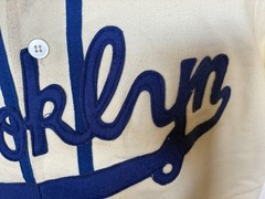 vintage BROOKLYN DODGERS Empire Sporting Goods heavyweight jersey 3XL union made