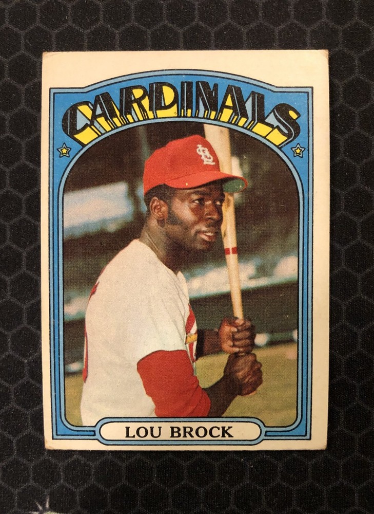 ⚾ 1972 Topps Baseball #200 – Lou Brock – St. Louis Cardinals ⚾