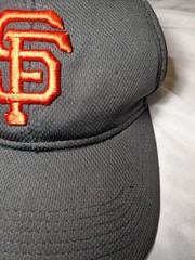 OC Sports San Francisco Giants Hat Black And Orange