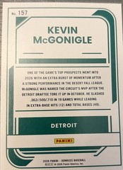 2026 Panini Donruss – Rated Prospects Kevin McGonigle #157 (RC)