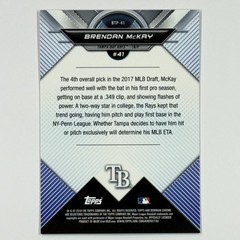 Brendan McKay 2018 Bowman #BTP-41 Bowman Scouts&rsquo; Top 100 Atomic #/150