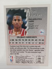 1997-98 TOPPS FINEST STERLING ALLEN IVERSON RC REFRACTOR #240 NM 76ERS