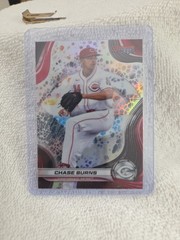 2024 Bowman&rsquo;s Best Top Prospect TP-28 Chase Burns Refractor Reds