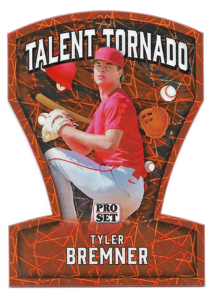 2026 Leaf Pro Set TYLER BREMNER 1/1 Die Cut #1 Prospect – LA ANGELS