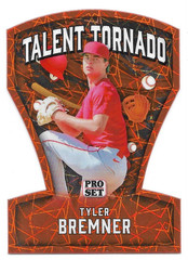 2026 Leaf Pro Set TYLER BREMNER 1/1 Die Cut #1 Prospect – LA ANGELS