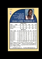 1990 NBA Properties Isiah Thomas #111