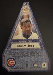2000 Skybox E-X Sammy Sosa E-exceptional Green /999 Chicago Cubs Cramers Choice