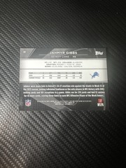 2025 Topps Chrome Black Jahmyr Gibbs Rose Gold /15