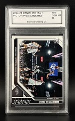 Victor Wembanyama Rookie Graded Gem Mint 10 2023 Panini NBA – Only 5530 Printed