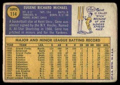 Gene Michael 1970 Topps #114