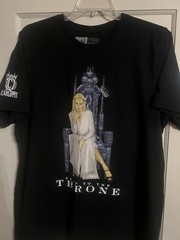WWE Charlotte Flair “Step to The Throne” Authentic Shirt • Jet Black • Adult XXL